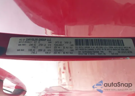 2013 Dodge Journey Sxt из США, поврежденный, VIN 3C4PDCBGXDT564908